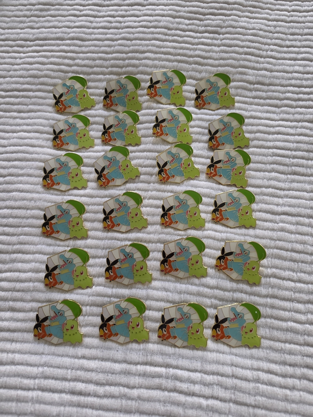 Pokemon Enamel Pin Set Of 24